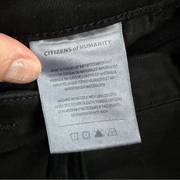 Citizens of Humanity Chrissy high-rise skinny jeans | Black | 27 - Picture 15 of 17